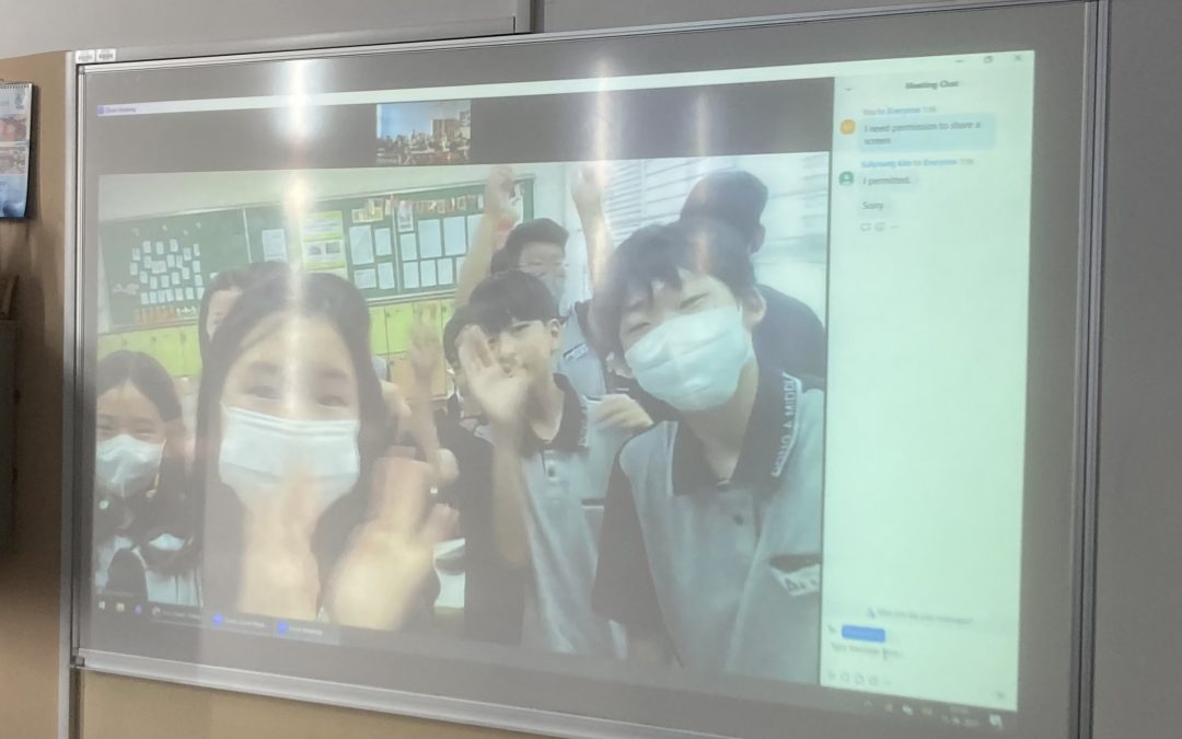Srečanje z učenci iz Južne Koreje
